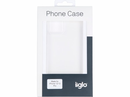 iiglo iPhone 12 / 12 Pro Silikondeksel (gjennomsiktig)
